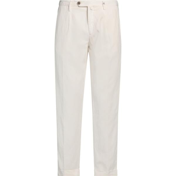 pantaloni chino Myths bianco tinta unita