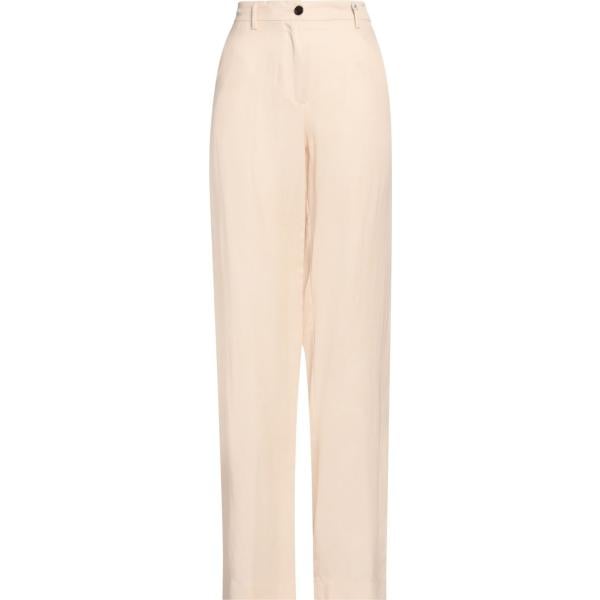 pantaloni Myths marrone tinta unita