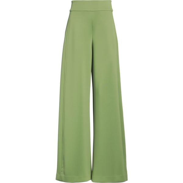 pantaloni Max Mara verde tinta unita