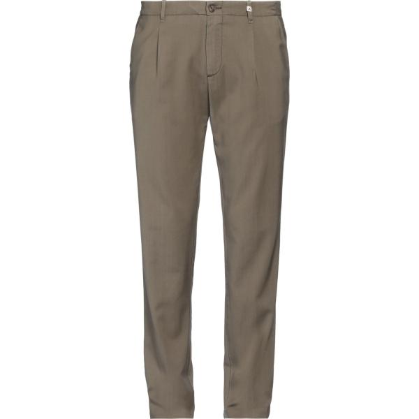 pantaloni Myths verde tinta unita