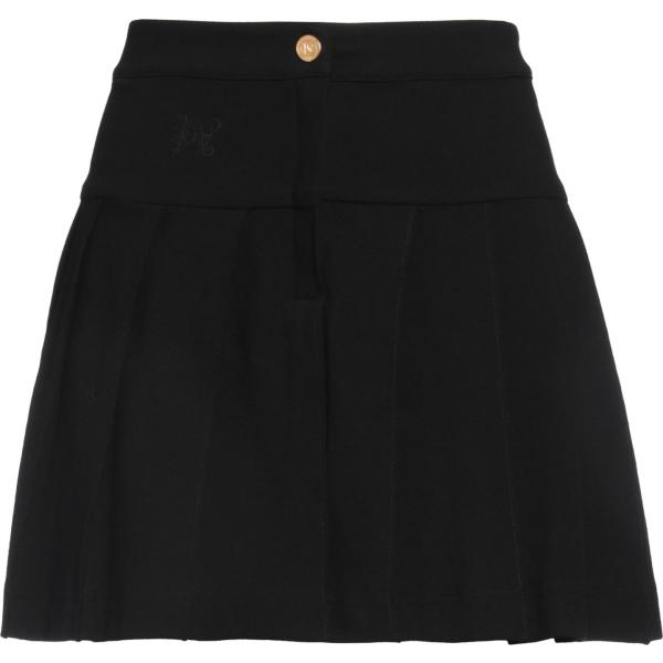 minigonne Palm Angels nero tinta unita