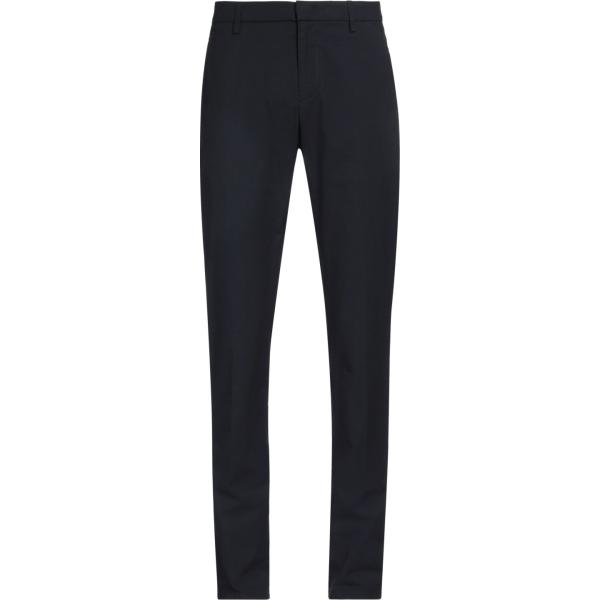 pantaloni Dondup blu tinta unita