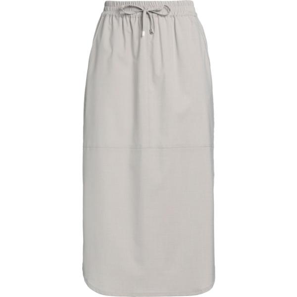 gonne longuette Purotatto grigio tinta unita