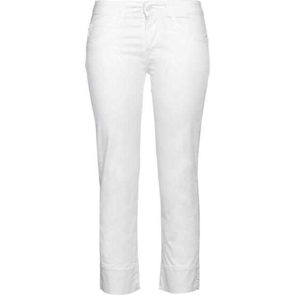 pantaloni Anaii bianco tinta unita