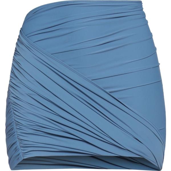 minigonne Atlein blu tinta unita