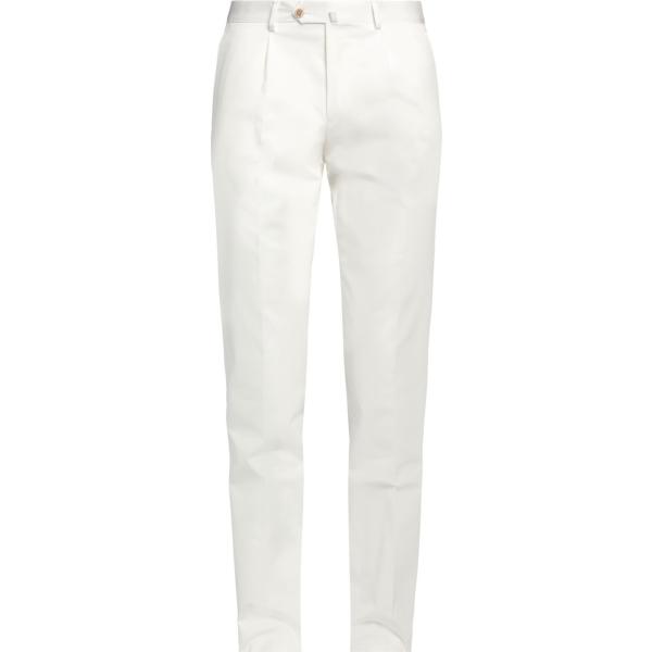 pantaloni chino Caruso bianco tinta unita