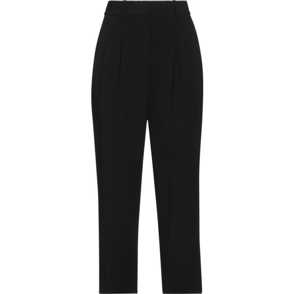 pantaloni da donna in nero pece con zip in acetato Michael Michael Kors