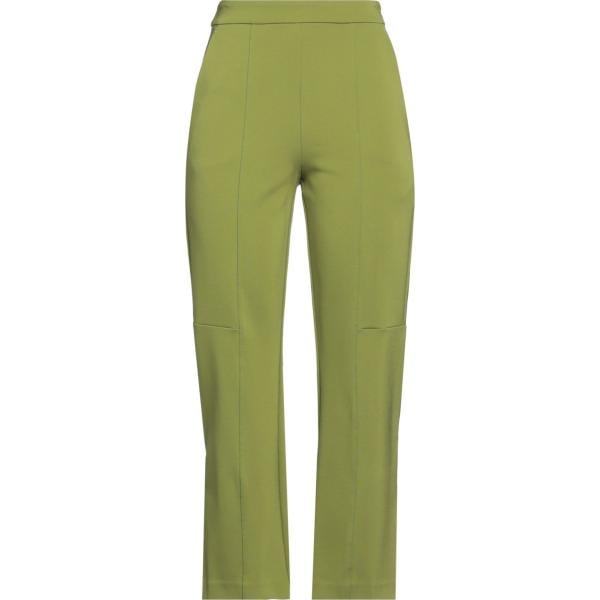pantaloni Max Mara verde tinta unita