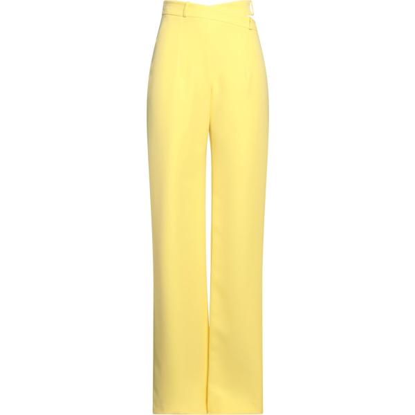 pantaloni Tassos Mitropoulos giallo tinta unita