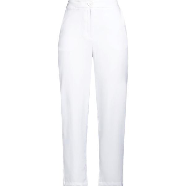 pantaloni Armani Exchange bianco tinta unita