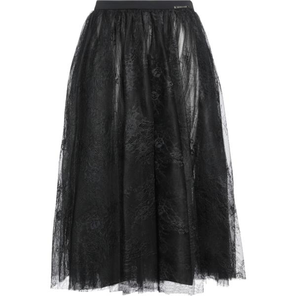 gonne longuette Elisabetta Franchi nero tinta unita