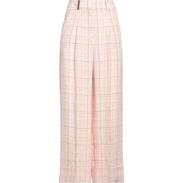 pantaloni Peserico rosa a quadri