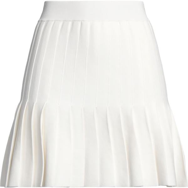 minigonne Sandro bianco tinta unita