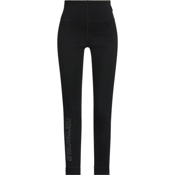 Leggings sportivo da donna in nero pece a vita alta Moncler Grenoble Moncler Grenoble