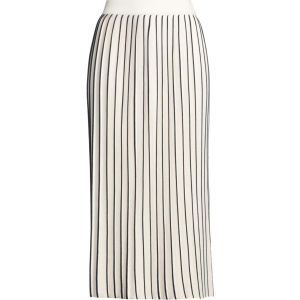 gonne longuette Weekend Max Mara bianco a righe