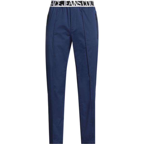 pantaloni Versace Jeans Couture blu tinta unita