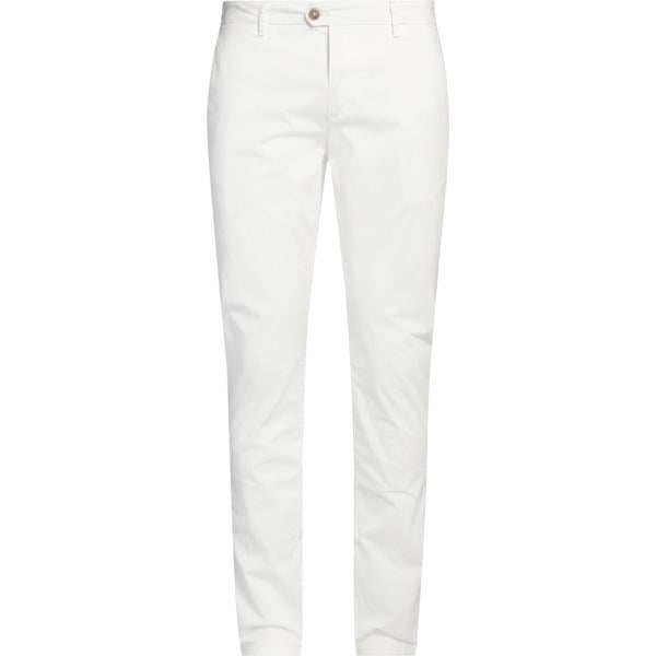 pantaloni chino Teleria Zed bianco tinta unita