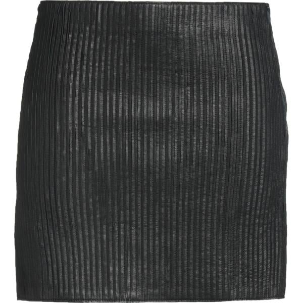 minigonne Alysi nero tinta unita