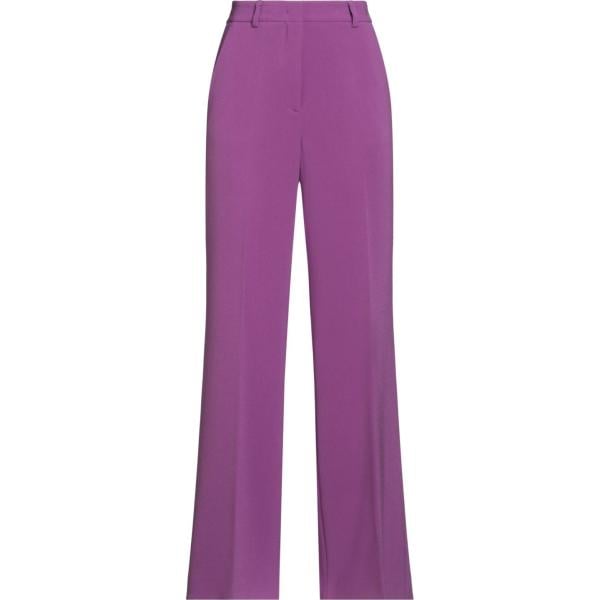 pantaloni Alberto Biani viola tinta unita