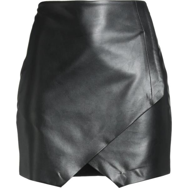 minigonne Simona Corsellini nero tinta unita