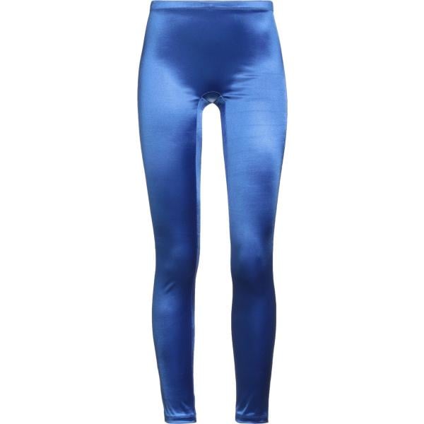 leggings Elisabetta Franchi blu tinta unita