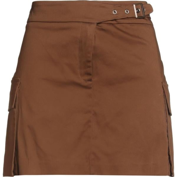 minigonne LA SEMAINE Paris marrone tinta unita