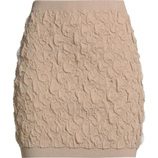 minigonne Elisabetta Franchi marrone tinta unita