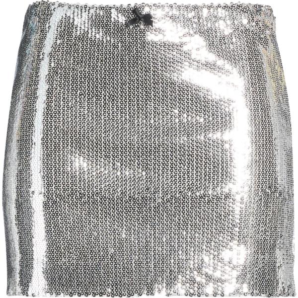 minigonne Rotate Birger Christensen grigio tinta unita