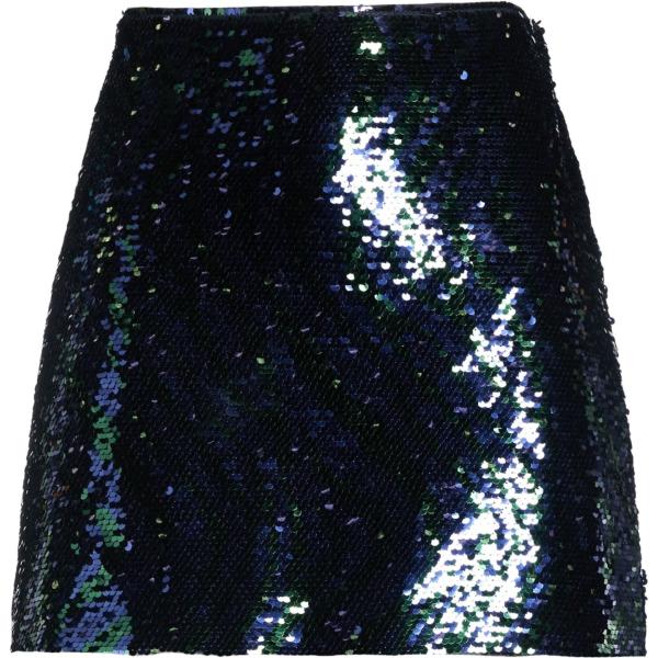 minigonne Chiara Ferragni nero tinta unita