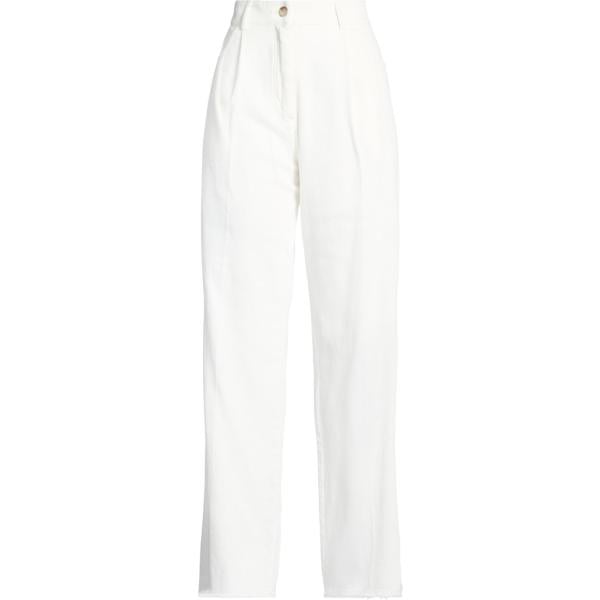 pantaloni 8Pm bianco tinta unita