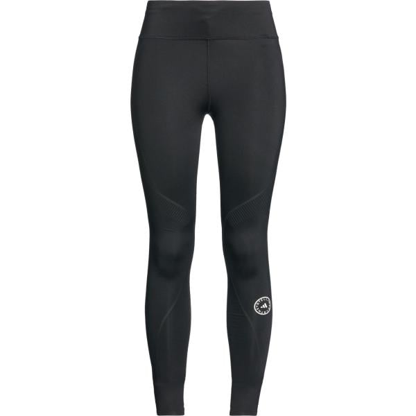 Leggings sportivo da donna in nero pece con stampe ADIDAS by STELLA McCARTNEY