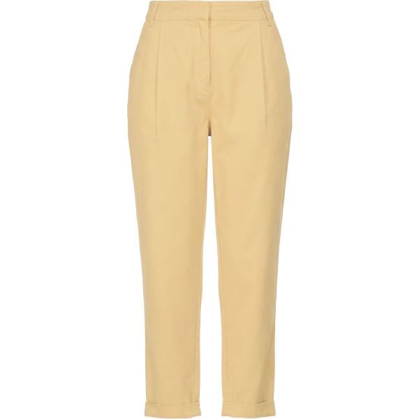 Pantaloni da donna in arancione chiaro a vita alta con zip in cotone organico Ymc You Must Create Ymc You Must Create