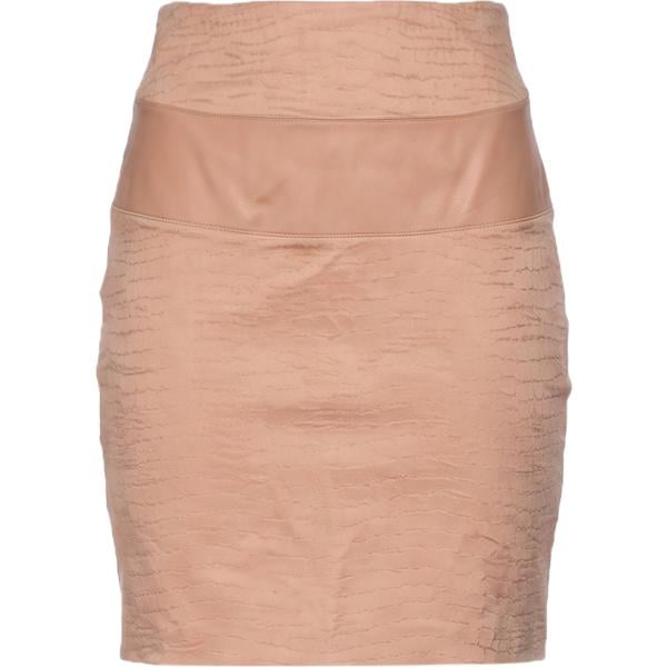 Minigonna da donna in rosa scuro con stampe effetto scamosciato corto Wolford Wolford