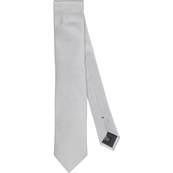 cravatte Zegna grigio tinta unita