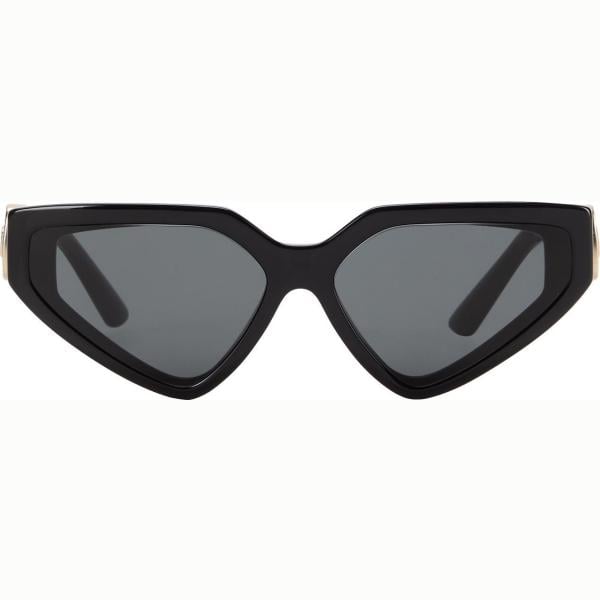 occhiali da sole Dolce&Gabbana nero tinta unita