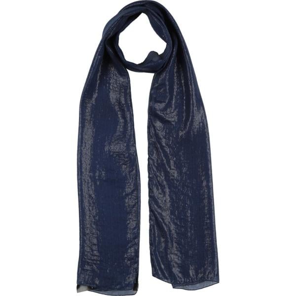 sciarpe Emporio Armani blu tinta unita