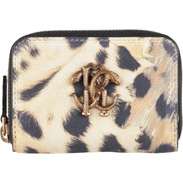 portamonete Roberto Cavalli marrone animalier