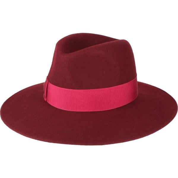 cappelli Borsalino rosso tinta unita
