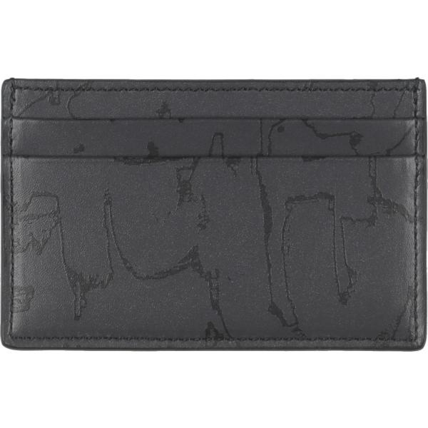 portafogli Alexander Mcqueen grigio tinta unita