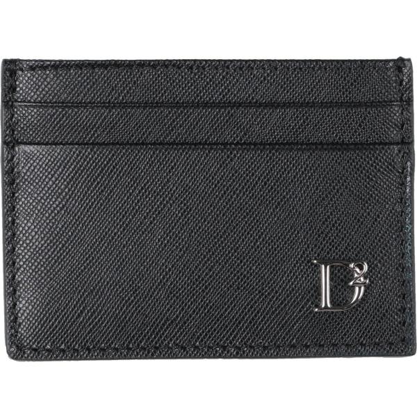portafogli Dsquared2 grigio tinta unita