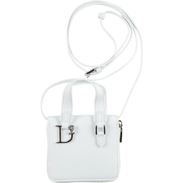 portafogli Dsquared2 bianco tinta unita