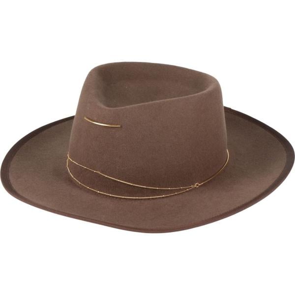 cappelli Van Palma marrone tinta unita