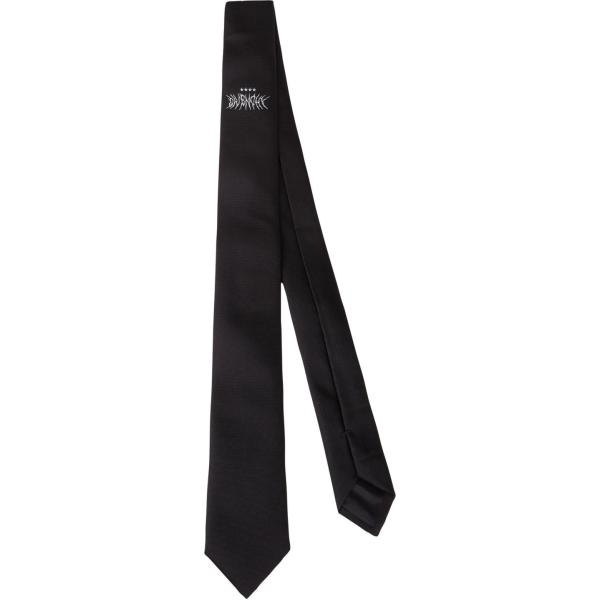 cravatte Givenchy nero tinta unita