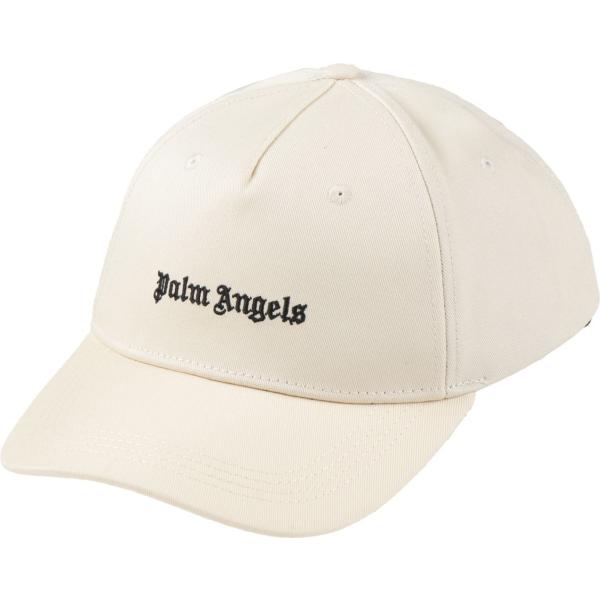 cappelli con visiera Palm Angels bianco tinta unita
