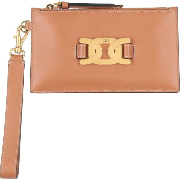 pochette Tods marrone tinta unita