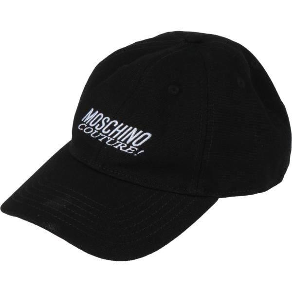 cappelli con visiera Moschino nero tinta unita