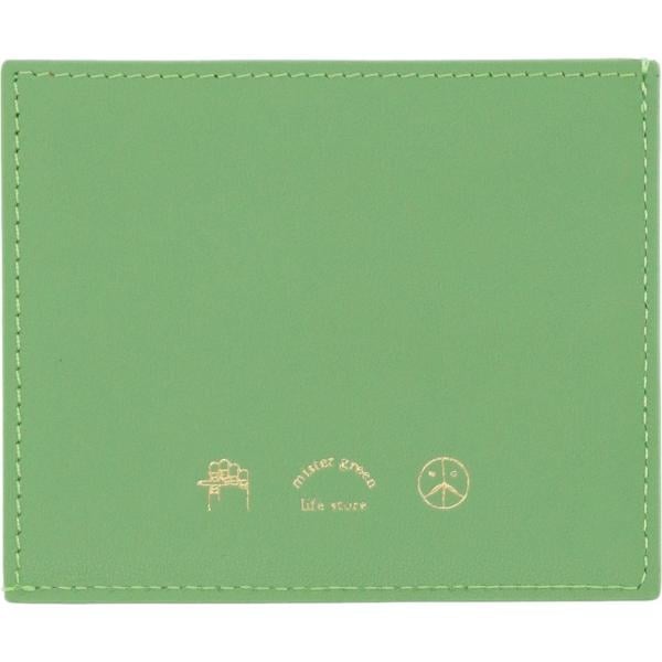 portafogli Mister Green verde tinta unita