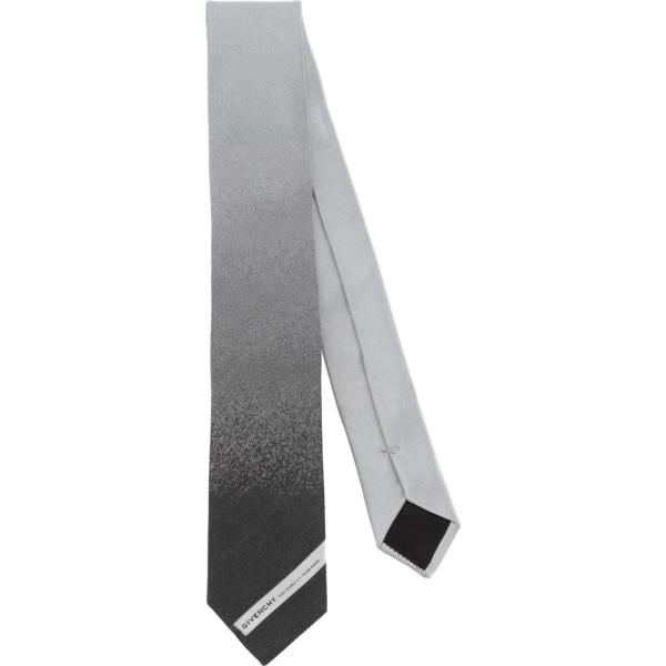 cravatte Givenchy grigio tinta unita