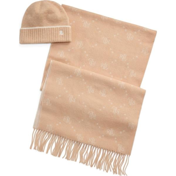 sciarpe Lauren Ralph Lauren marrone