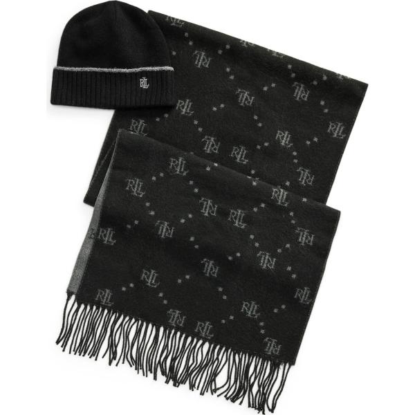 sciarpe Lauren Ralph Lauren nero